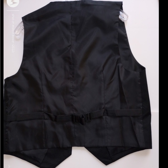 Pierre Cardin Size Medium Eclectic Grandpa, Formal Black Bow-Tie Vest - Picture 9 of 11